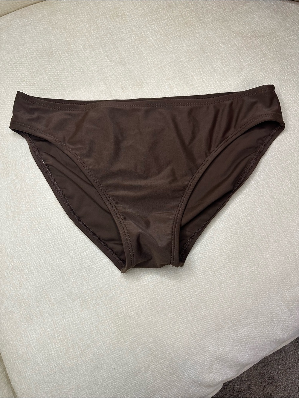 Isaac Mizrahi Brown Bikini Bottom